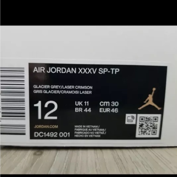 Jordan 35 center of gravity - Picture 7 of 8
